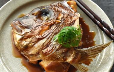 魚のかぶと煮 Kabutoni de Urta